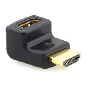 Переходник HDMI - HDMI мама-папа угловой