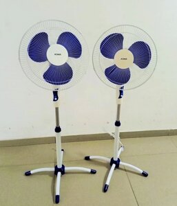 Вентилятор напольный 16" 60w АЗИЯ FS40, белый, синий