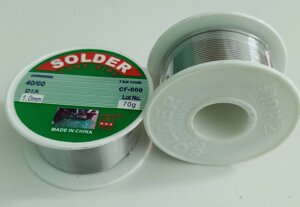 Припой на катушке 1.0мм 40/60 CF-008 70г