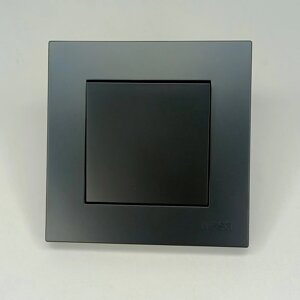 Выключатель 1-кл. СП WESA 10А IP20 чёрная. BZ-01