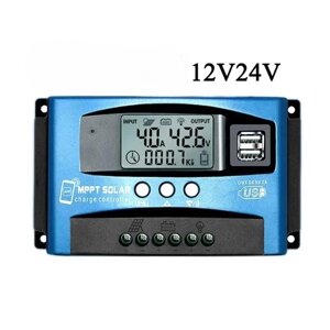 Контроллер заряда для солнечной панели MPPT 12v/ 24v 100A