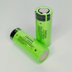 Аккумулятор 26650A 5000mAh 3,7V Li-ion без защиты bulk