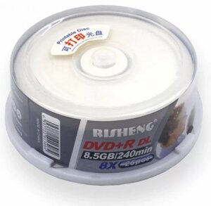 Диски DVD-R DL RISHENG 8,5Gb ( цена за 1 шт.)