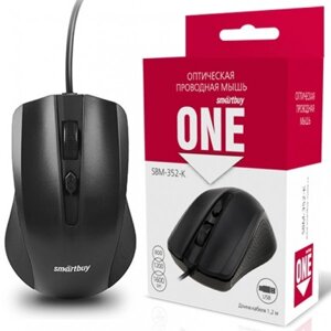 Мышь проводная Smartbuy ONE SBM-352-K черная