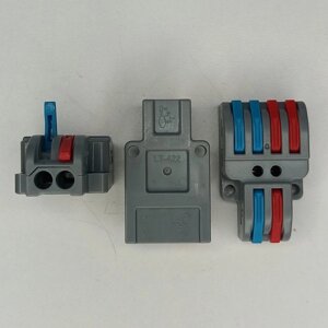 Клеммы для соединения проводов PCT-2-4 , зажим 32А 250V LT-422