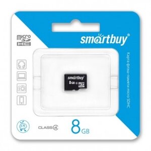 Карта памяти microSDHC Smartbuy 8 GB (class 10) UHS-I