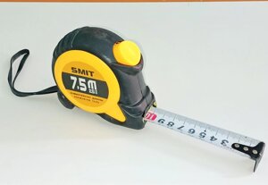 Рулетка измерительная 7,5м 25мм Smit