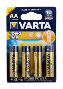 Батарейка VARTA longlife AA BL4 (цена за 1 шт.)