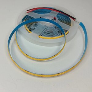 Светодиодная лента COB-12v-8mm-320D-3000K IP20, 5 метров