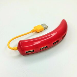 HUB Хаб 4 порта USB2.0 Pepper TSJ-103B