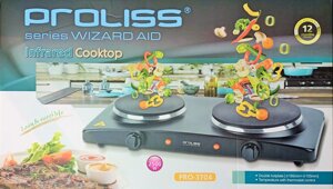 Плитка электрическая 2-х конфорочная Proliss PRO-3704