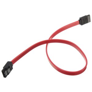 Кабель SATA 3.0 на жесткий диск SSD HDD 0,5m красный