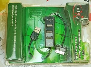 HUB Хаб 3 порта USB2.0 + USB GalaxyTab