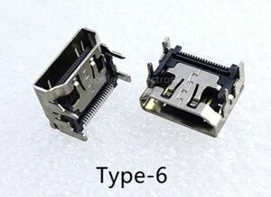 Разъём HDMI ( мама) под пайку на плату