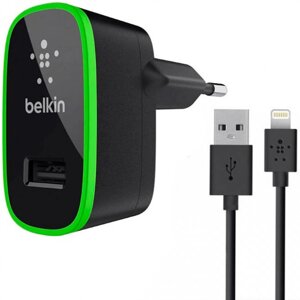 Сетевое зарядное устройство Belkin 2,1A с кабелем Lightning 1,2m