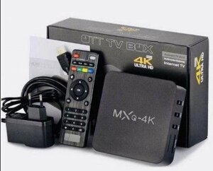 Смарт ТВ приставка Android TV BOX MXQ-4K 1G/8G Android 11.1, процессор RK3229