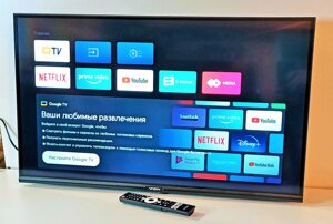 Телевизор YASIN LED-43G11 GoogleTV, FULL HD, LED, пульт с голосовым управлением