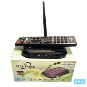 TV приставка DVB-S/ DVS-S2 star track STR 6600 GOLD+ wi-fi антенна