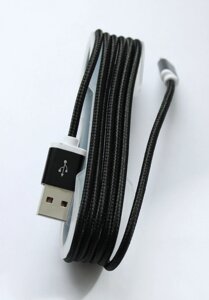 USB cabel Lighting 1,5m ткань