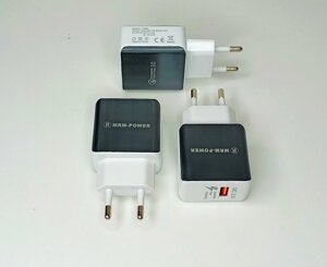 Зарядное устройство MRM-POWER 1082 DS-15 Qualcom 3.0 с быстрой зарядкой 16w