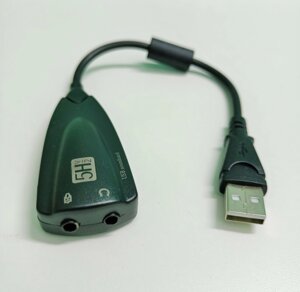 Звуковая карта USB 1+1 мод. АС003