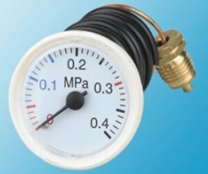 Манометр (M11T,M17T,M24T)/WATER pressure GAUGE FOR M11T,M17T,M24T (AG. 01.01.0001)