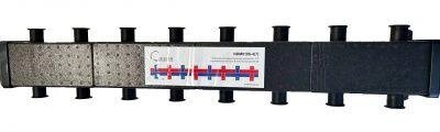 Стальной распред. коллектор 4 (7) отопительных контура. В теплоизоляции DN 25 NDM0106-4 (7) TIM - описание