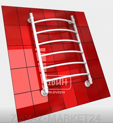73885303 Полотенцесушитель ДВИН R 80/50 1"-1/2" Водяной (К3 Белый) от компании «ZAKAZ-MARKET24 - фото 1
