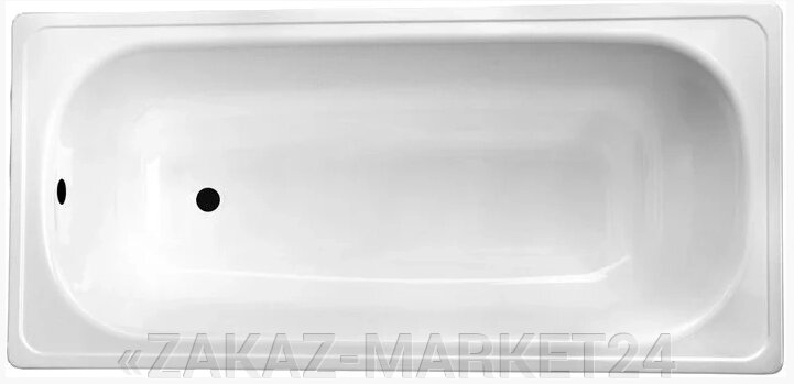 А-50001 Ванна стальная Antika с опорной подставкой 150x70x40 белая орхидея ОР-01200 от компании «ZAKAZ-MARKET24 - фото 1