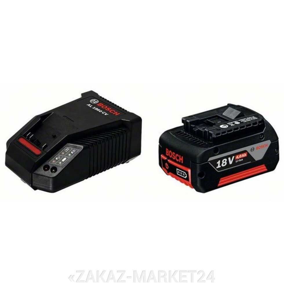 "Аккумулятор Li-Ion 1 x 18 В; 4,0Ah + 1 x AL1860" от компании «ZAKAZ-MARKET24 - фото 1