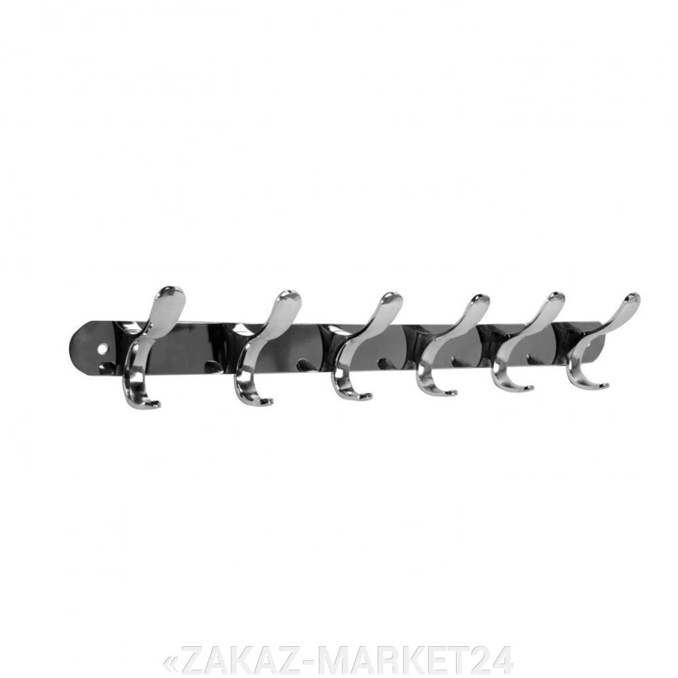 Аквалиния крючки на планке 6 шт B5516 от компании «ZAKAZ-MARKET24 - фото 1