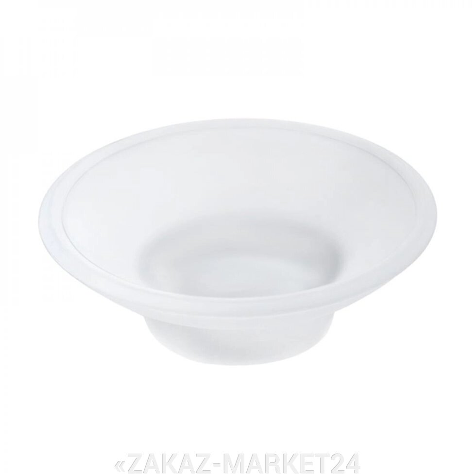 Аквалиния мыльница стеклянная белая матовая MC-002 от компании «ZAKAZ-MARKET24 - фото 1