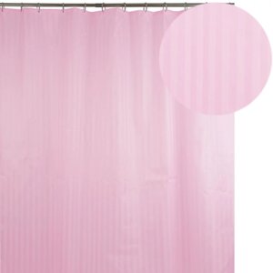 Аквалиния штора для ванной 023А-04 (розовая)