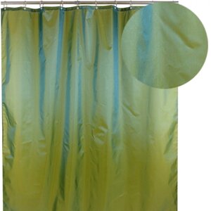 Аквалиния штора для ванной 026А-09 (зеленая)