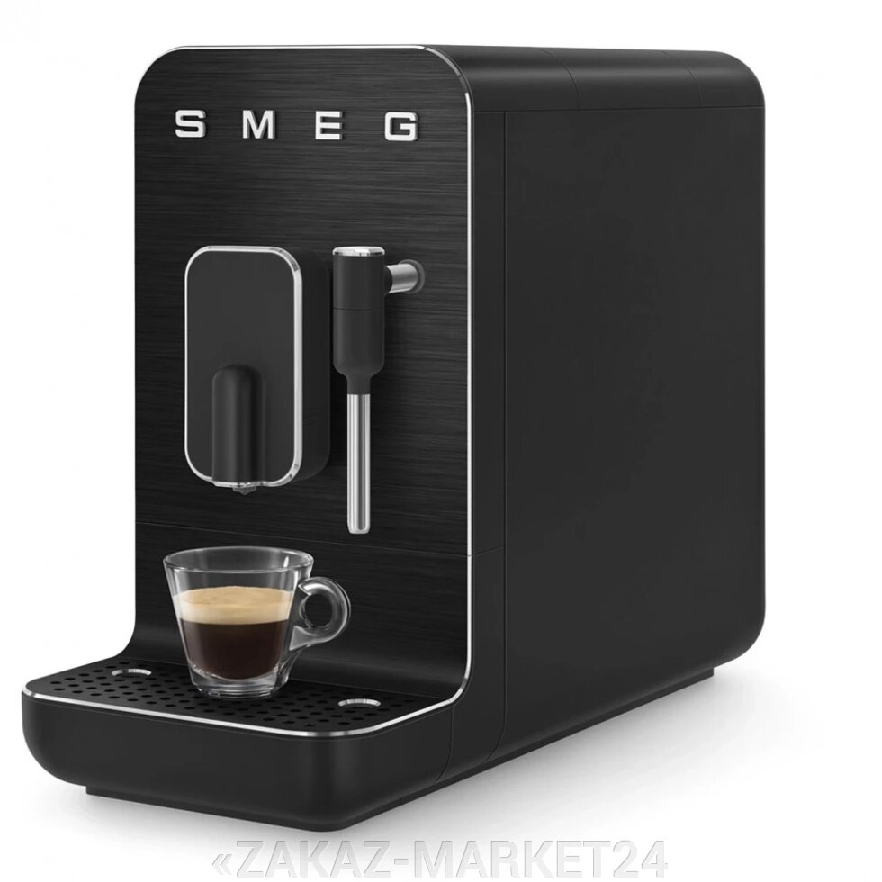 Автоматическая кофемашина SMEG BCC02FBMEU для приготовления эспрессо с вспениванием молока Черного цвета от компании «ZAKAZ-MARKET24 - фото 1