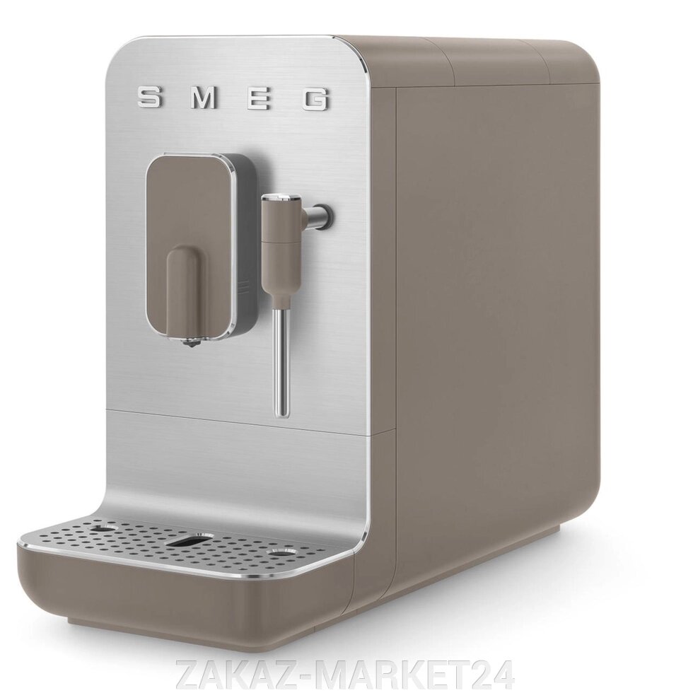 Автоматическая кофемашина SMEG BCC02TPMEU серо-коричневая от компании «ZAKAZ-MARKET24 - фото 1