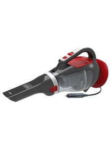 Автопылесос Black&Decker ADV1200 серый-красный