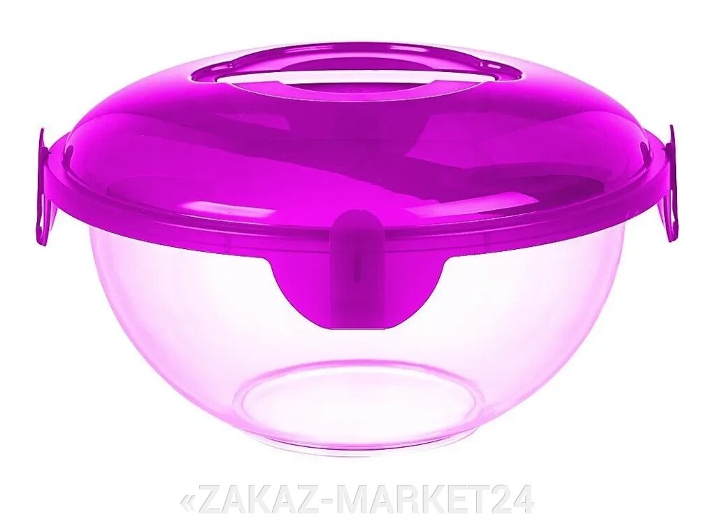 Чашка для теста 5л. с крышкой, белая/розовая, EMSA SUPERLINE 515546 от компании «ZAKAZ-MARKET24 - фото 1