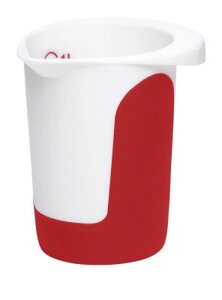 Чашка EMSA 1л. для миксера белая/красная MIX & BAKE 508014