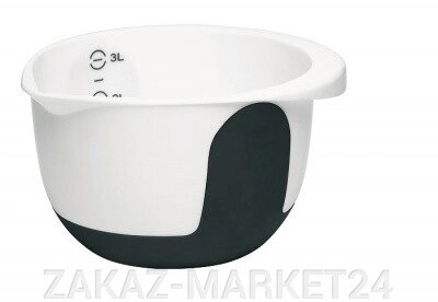 Чашка EMSA 3л. для миксера, белая/черная, MIX & BAKE 509252 от компании «ZAKAZ-MARKET24 - фото 1