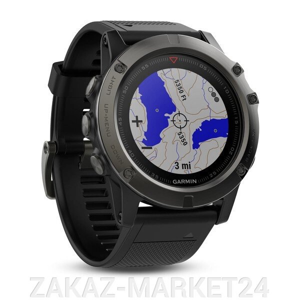 Часы-навигатор GARMIN Мод. FENIX 5X SAPPHIRE HR от компании ZAKAZ-MARKET24 - фото 1