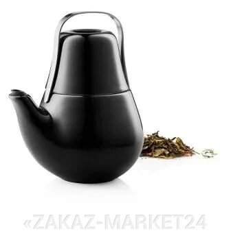Чайник EVA SOLO 0,75 л с чашкой, черный 567409 от компании «ZAKAZ-MARKET24 - фото 1