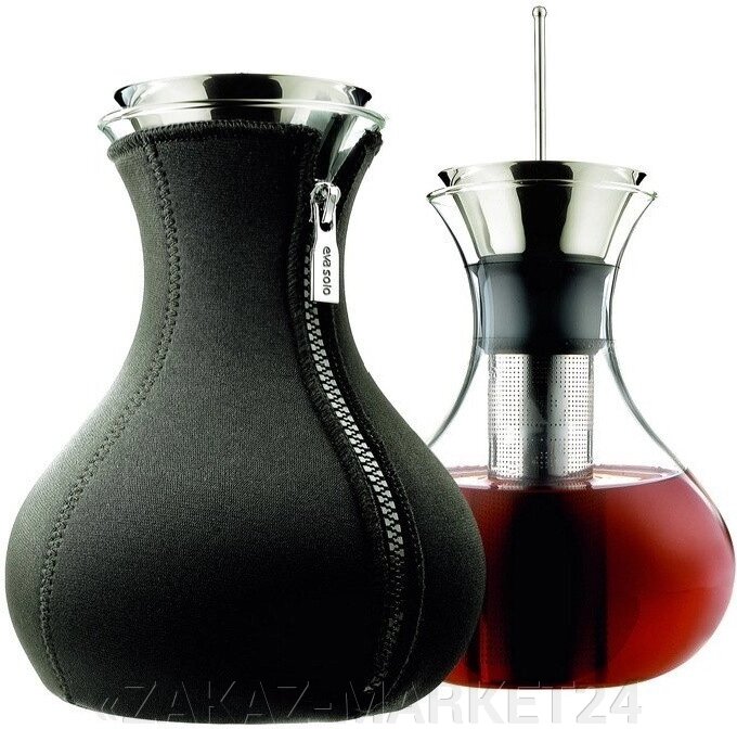 Чайник заварочный, 1л. в неопреновом чехле, черный, EVA SOLO 567541 от компании «ZAKAZ-MARKET24 - фото 1