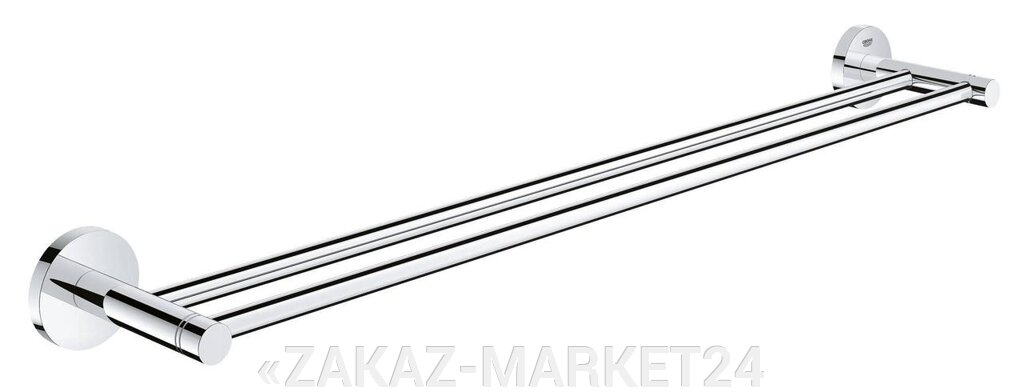 Держатель для полотенца GROHE Essentials двойной, 600 мм, хром (40802001) от компании «ZAKAZ-MARKET24 - фото 1