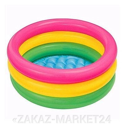 Детский надувной бассейн 86х25см "Радуга" от компании «ZAKAZ-MARKET24 - фото 1