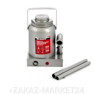 Домкрат гидравлический бутылочный, 30 т, h подъема 244-370 мм Matrix от компании «ZAKAZ-MARKET24 - фото 1