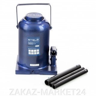 Домкрат гидравлический бутылочный, 50 т, h подъема 280-450 мм Stels от компании «ZAKAZ-MARKET24 - фото 1