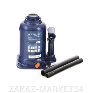 Домкрат гидравлический бутылочный телескопический, 8 т, подъем 170-430 мм Stels от компании «ZAKAZ-MARKET24 - фото 1