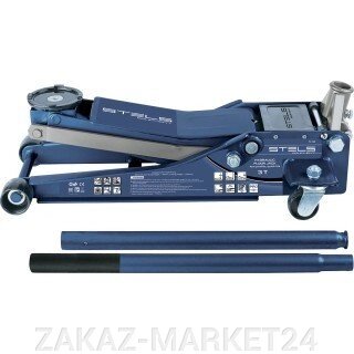 Домкрат гидравлический подкатной, быстрый подъем, 3т Low Profile Quick, 75-515 мм, профессиональный Stels от компании «ZAKAZ-MARKET24 - фото 1