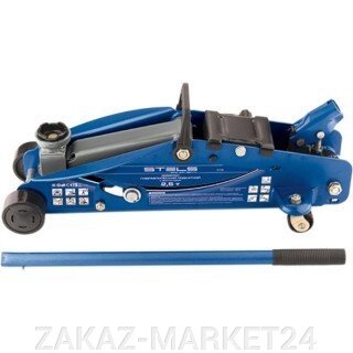 Домкрат гидравлический подкатной с фиксатором, 2,5 т, Safety Pin, 140-385 мм, в кейсе Stels от компании «ZAKAZ-MARKET24 - фото 1